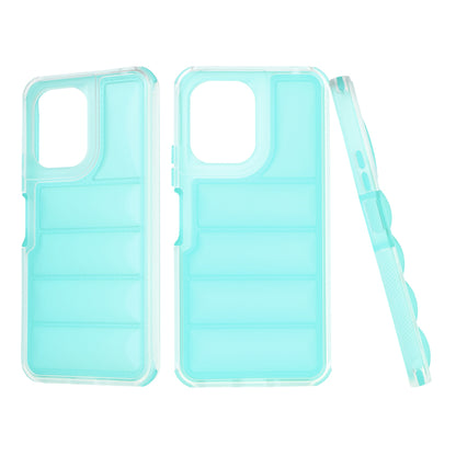Tok Xiaomi Redmi 13C 5G / 13C / Poco C65 készülékhez, Techsuit, Wave Shield, Türkiz