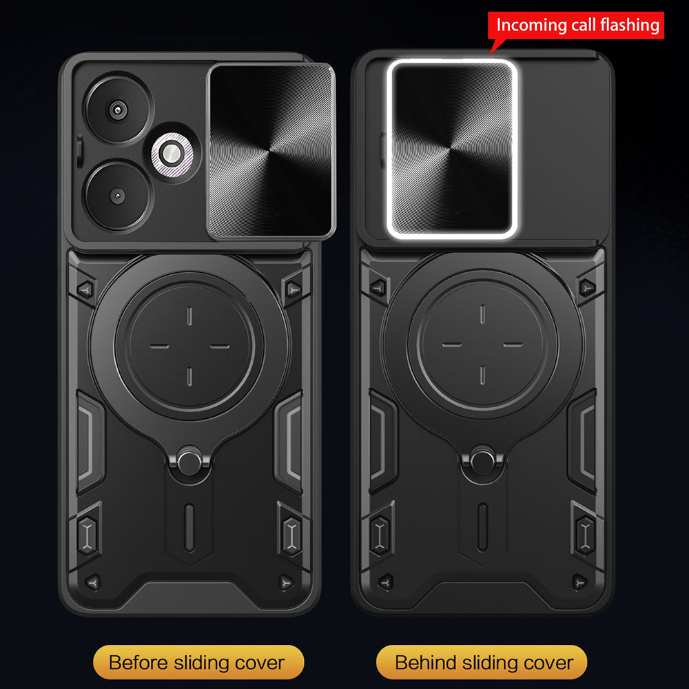 Tok Xiaomi Redmi 13C 5G-hez, Techsuit, CamGuard Pro, Rózsaarany
