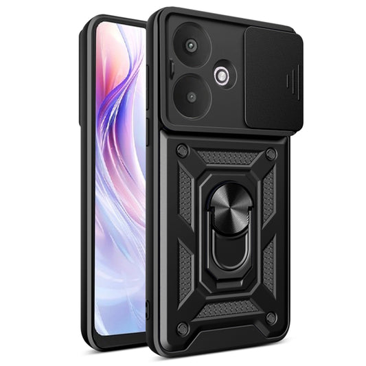 Tok Xiaomi Redmi 13C 5G-hez, Techsuit, CamShield, Fekete