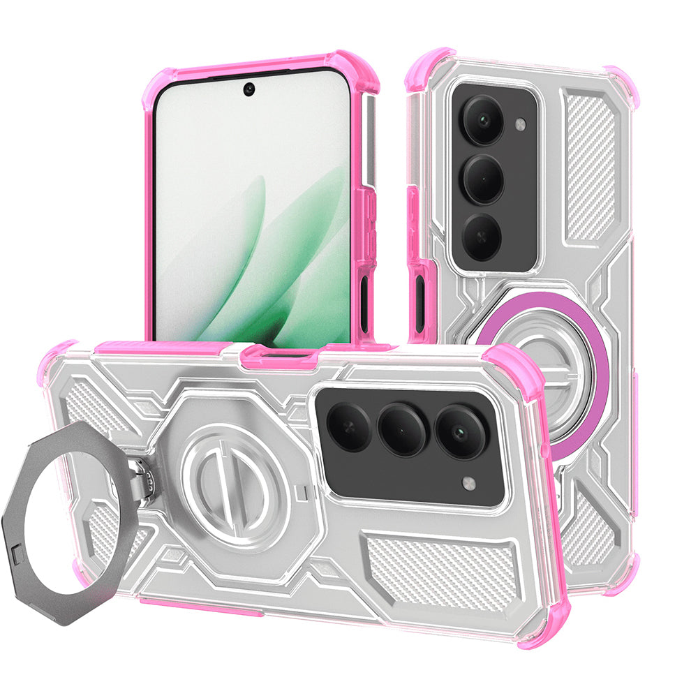 Tok a Xiaomi Redmi 15 5G / 15 4G készülékhez, Techsuit, Carbon Shield Pro, Rózsaszín