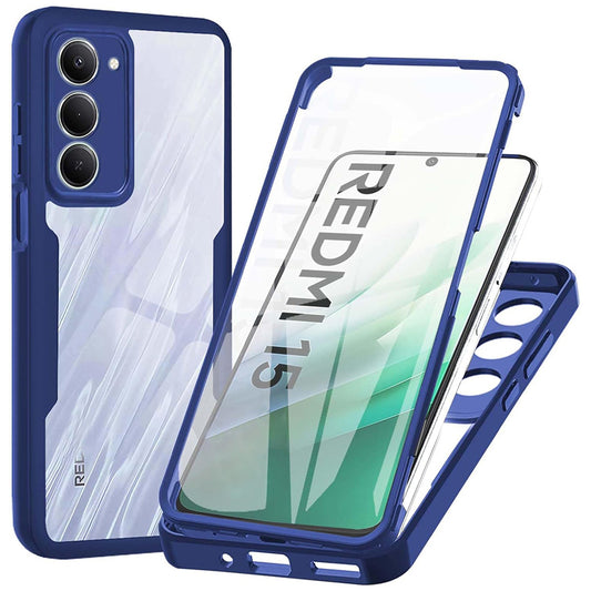 Tok Xiaomi Redmi 15 5G / 15 4G-hez, Techsuit, ColorVerse 360, Kék