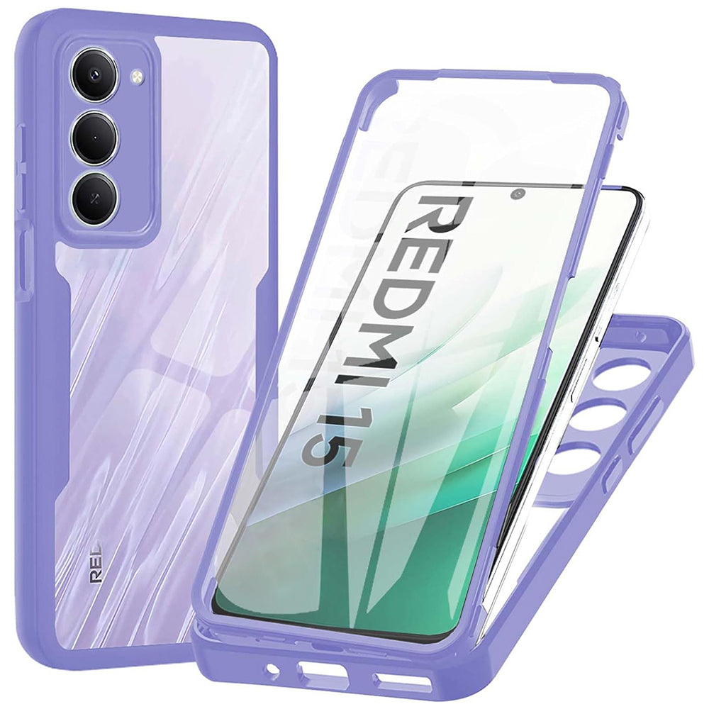Tok Xiaomi Redmi 15 5G / 15 4G-hez, Techsuit, ColorVerse 360, Lila