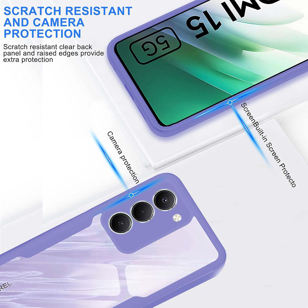 Tok Xiaomi Redmi 15 5G / 15 4G-hez, Techsuit, ColorVerse 360, Lila