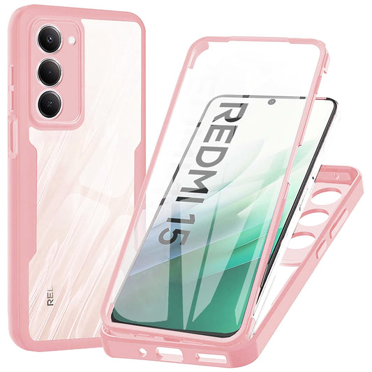 Tok Xiaomi Redmi 15 5G / 15 4G-hez, Techsuit, ColorVerse 360, Rózsaszín