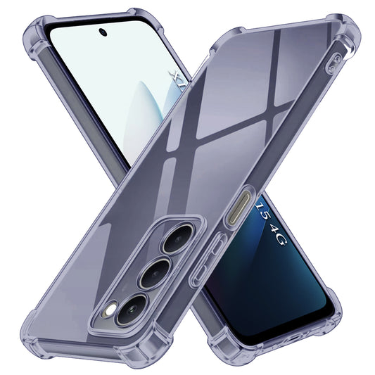 Tok Xiaomi Redmi 15 5G / 15 4G-hez, Techsuit, Ütésálló Átlátszó, Füstszínű