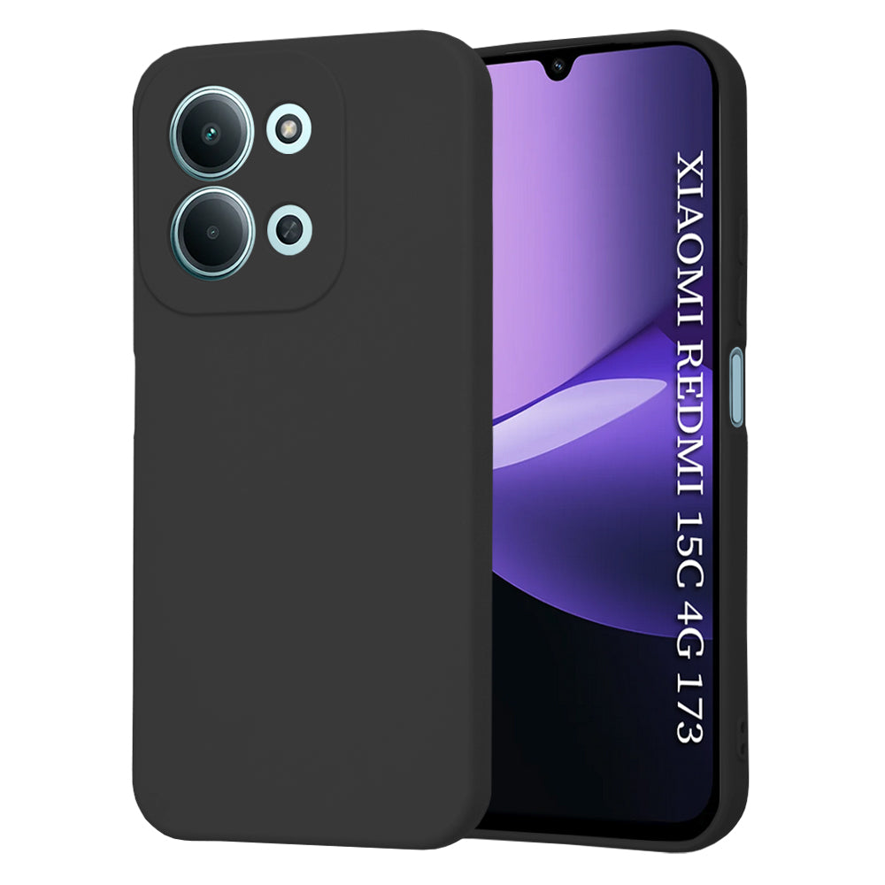 Tok Xiaomi Redmi 15C 5G / 15C 4G-hez, Techsuit, SoftFlex, Fekete