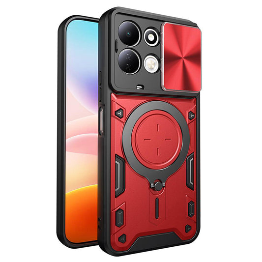 Tok Xiaomi Redmi 17 5G / 17 4G készülékhez, Techsuit, CamGuard Pro, piros