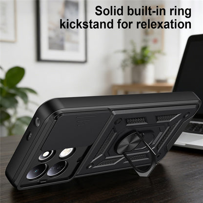 Tok Xiaomi Redmi 17 5G / 17 4G-hez, Techsuit, CamShield, Rózsaarany