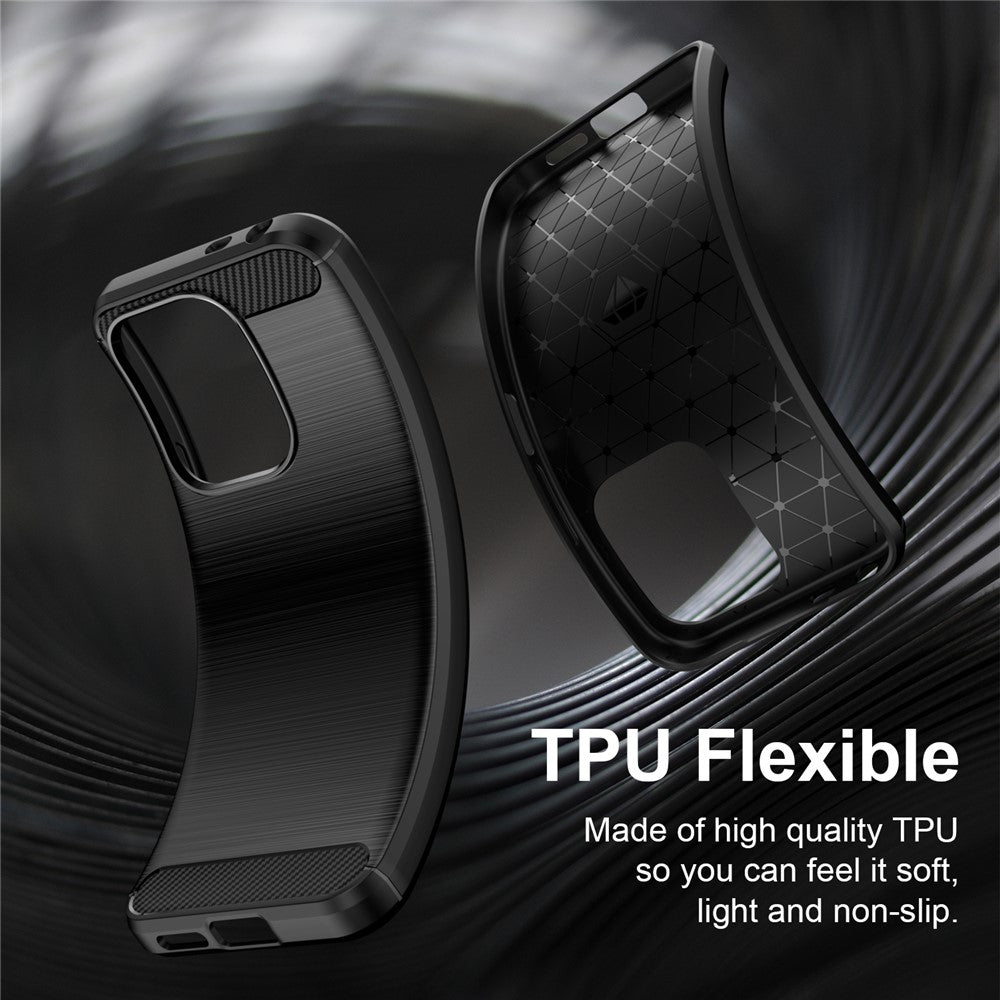 Tok Xiaomi Redmi 17 5G / 17 4G-hez, Techsuit, Karbon, Fekete