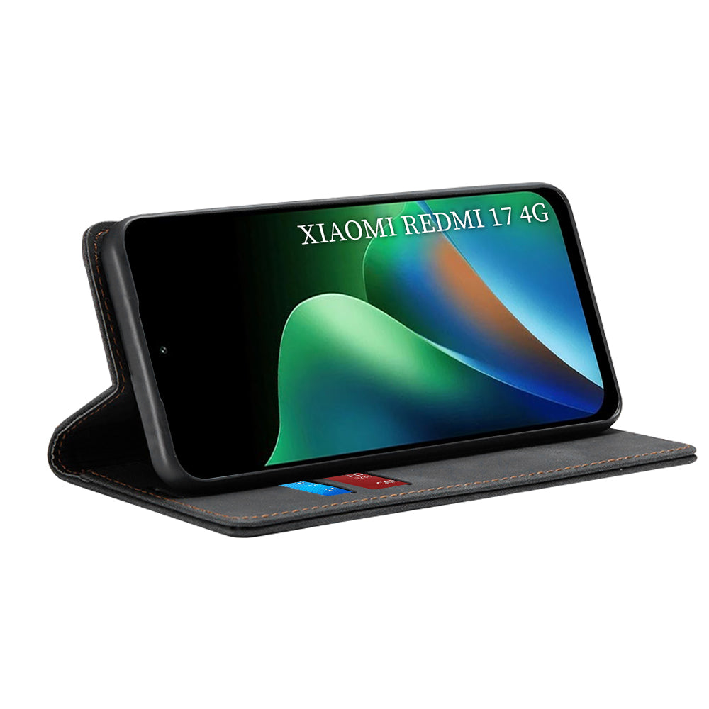 Tok Xiaomi Redmi 17 5G / 17 4G-hez, Techsuit, Confy, Fekete