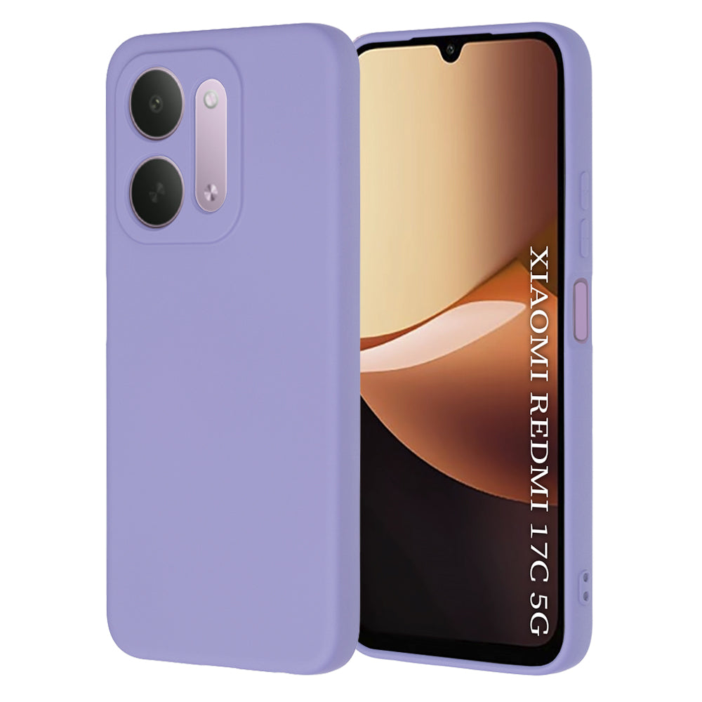 Case for Xiaomi Redmi 17C 5G, Techsuit, SoftFlex, Light Purple