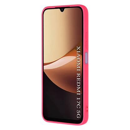 Tok Xiaomi Redmi 17C 5G készülékhez, Techsuit, SoftFlex, sötétrózsaszín