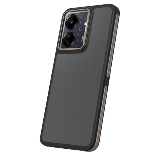 Tok Xiaomi Poco M6 / Redmi 13C 5G-hez, OEM, Crystal Black, Szürke