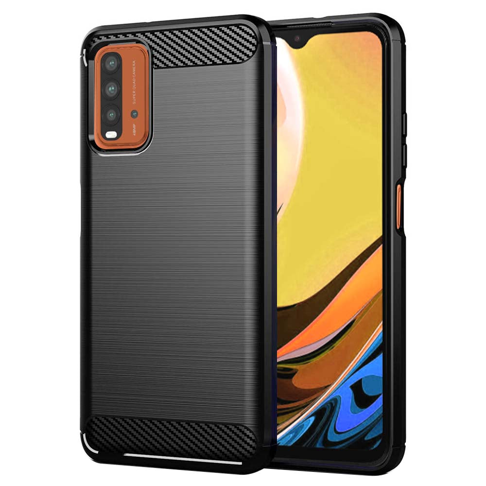 Tok Xiaomi Redmi 9 Power / 9T-hez, Techsuit, karbon, fekete