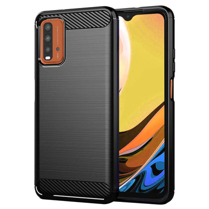 Tok Xiaomi Redmi 9 Power / 9T-hez, Techsuit, karbon, fekete