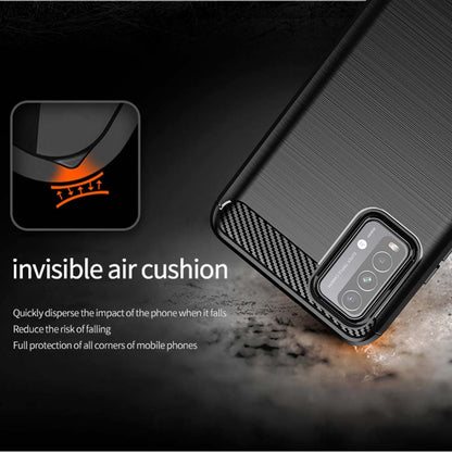 Tok Xiaomi Redmi 9 Power / 9T-hez, Techsuit, karbon, fekete