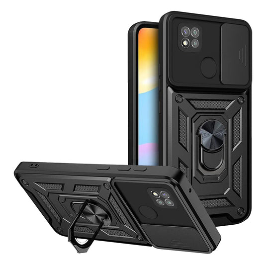 Tok Xiaomi Redmi 9C NFC / 9C-hoz, Techsuit, CamShield, Fekete