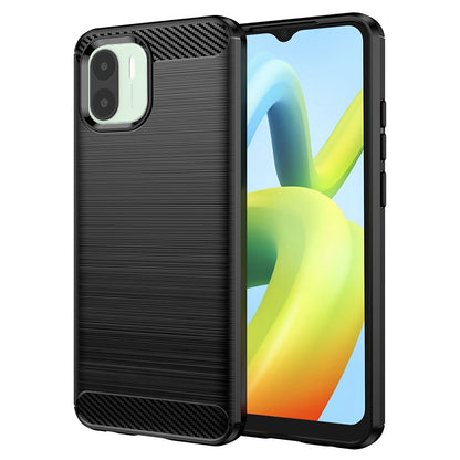 Tok Xiaomi Redmi A2 / A1-hez, Techsuit, karbon, fekete