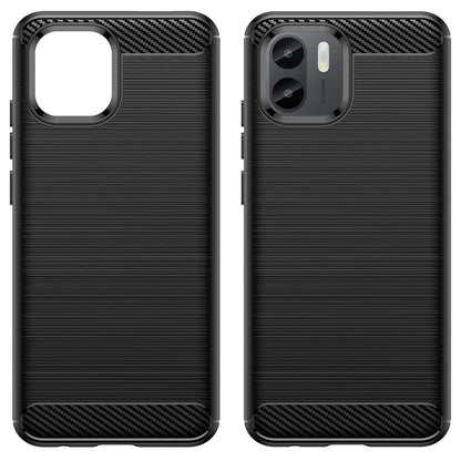 Tok Xiaomi Redmi A2 / A1-hez, Techsuit, karbon, fekete