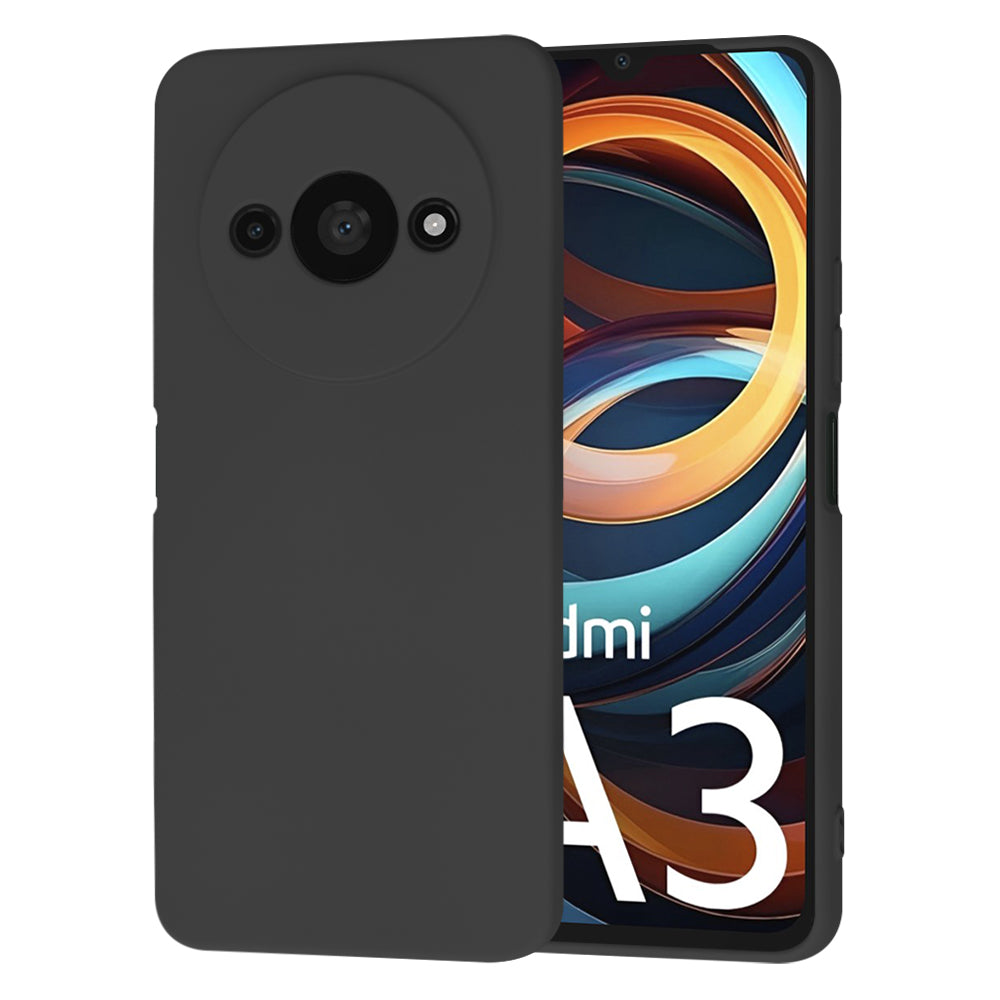 Tok Xiaomi Redmi A3x / A3-hoz, Techsuit, SoftFlex, Fekete