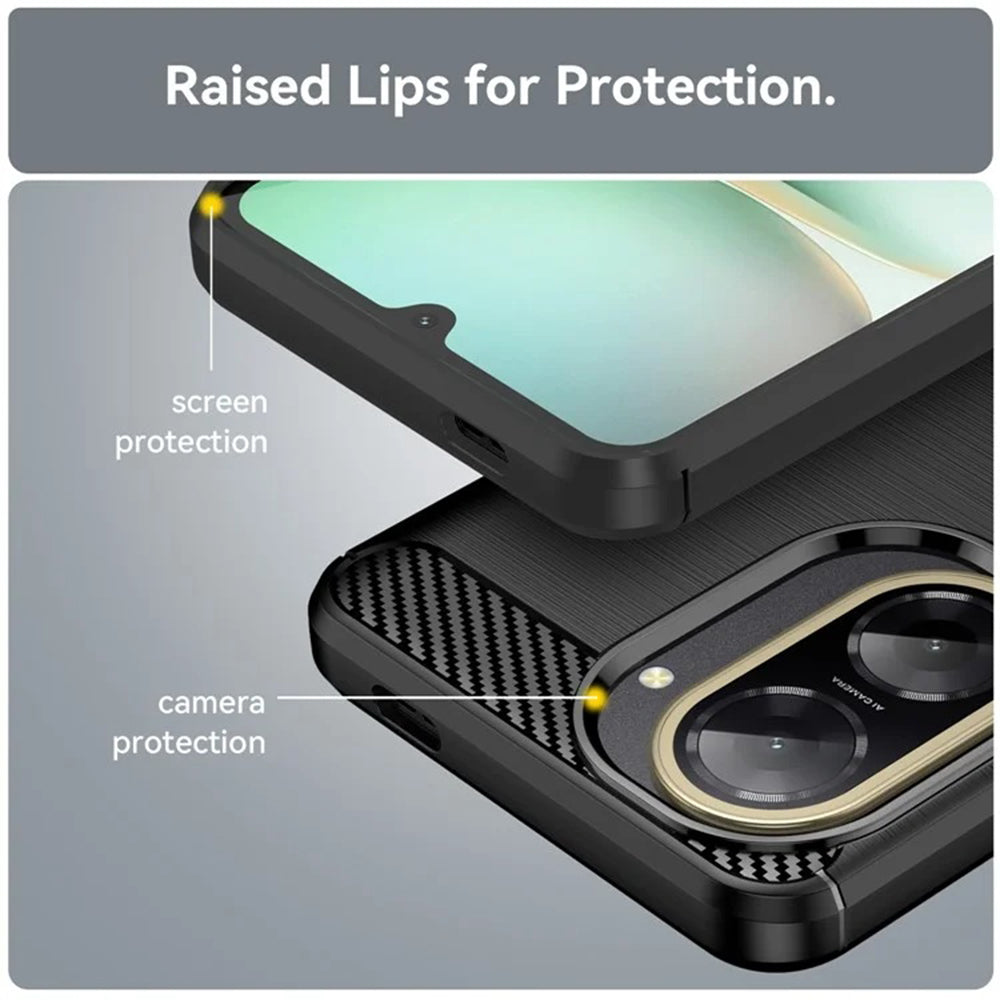 Case for Xiaomi Redmi A5 4G (Standard), Techsuit, Carbon, Black