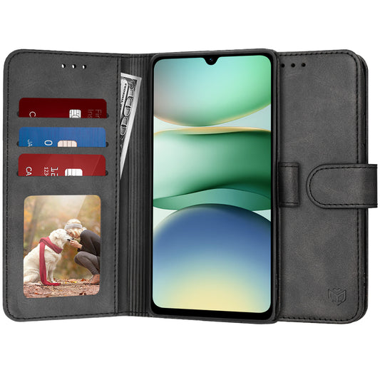Tok Xiaomi Redmi A5 4G (Standard) készülékhez, Techsuit, Diary Book, Fekete