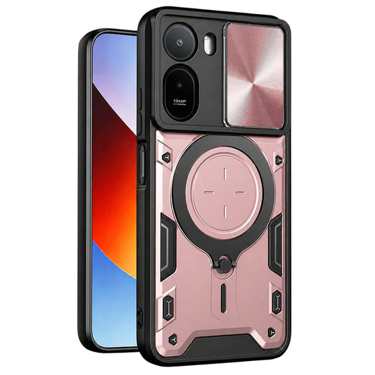 Tok Xiaomi Redmi A7 Pro 4G-hez, Techsuit, CamGuard Pro, Rózsaarany