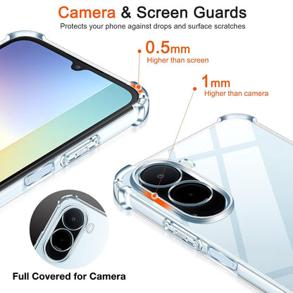 Case for Xiaomi Redmi A7 Pro 4G, Techsuit, Shockproof Clear, Transparent