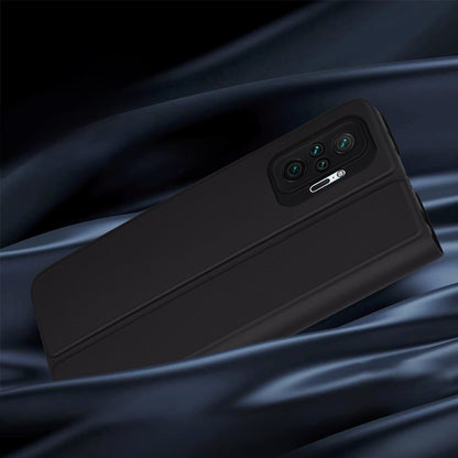 Tok a Xiaomi Redmi Note 10 Pro Max / Note 10 Pro készülékhez, Techsuit, Magskin Book, Fekete