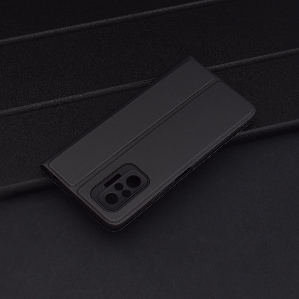 Tok a Xiaomi Redmi Note 10 Pro Max / Note 10 Pro készülékhez, Techsuit, Magskin Book, Fekete