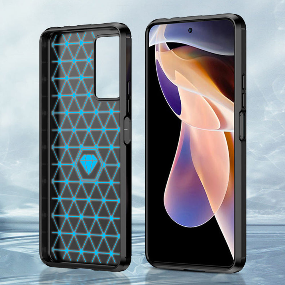 Tok Xiaomi Redmi Note 11 Pro+ 5G-hez, Techsuit, Karbon, Fekete