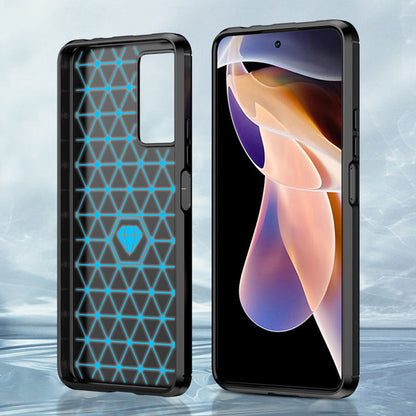 Tok Xiaomi Redmi Note 11 Pro+ 5G-hez, Techsuit, Karbon, Fekete