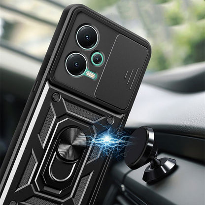 Tok Xiaomi Redmi Note 12 Pro+ készülékhez, Techsuit, CamShield, Fekete