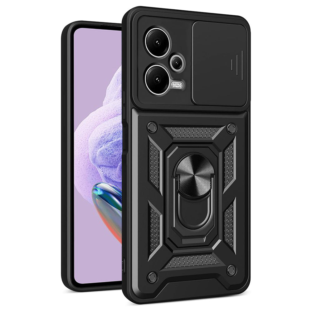 Tok Xiaomi Redmi Note 12 Pro+ készülékhez, Techsuit, CamShield, Fekete