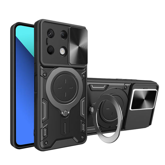 Tok Xiaomi Redmi Note 13 4G-hez, Techsuit, CamGuard Pro, Fekete