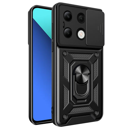 Tok Xiaomi Redmi Note 13 4G-hez, Techsuit, CamShield, Fekete