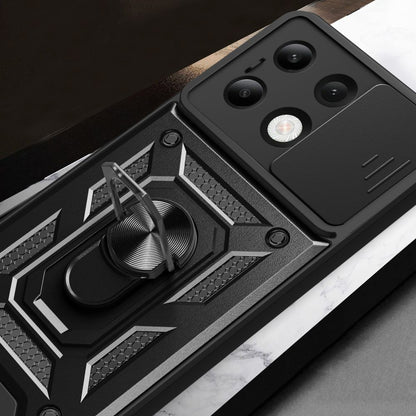 Tok Xiaomi Redmi Note 13 4G-hez, Techsuit, CamShield, Fekete
