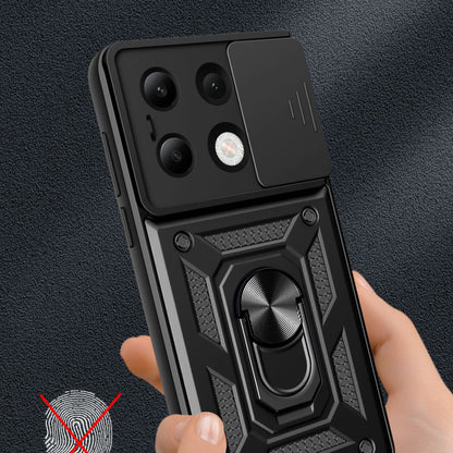 Tok Xiaomi Redmi Note 13 4G-hez, Techsuit, CamShield, Fekete