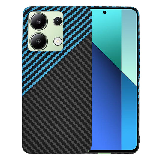 Tok Xiaomi Redmi Note 13 4G-hez, Techsuit, Carbonite FiberShell, Fekete Kék