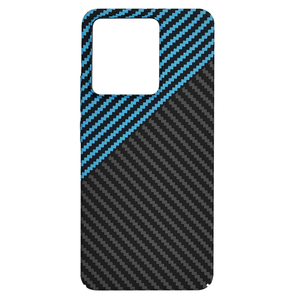 Tok Xiaomi Redmi Note 13 4G-hez, Techsuit, Carbonite FiberShell, Fekete Kék