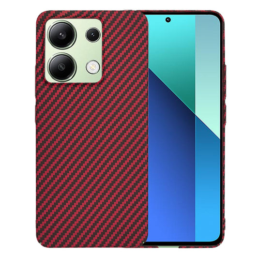 Tok Xiaomi Redmi Note 13 4G-hez, Techsuit, Carbonite FiberShell, Piros