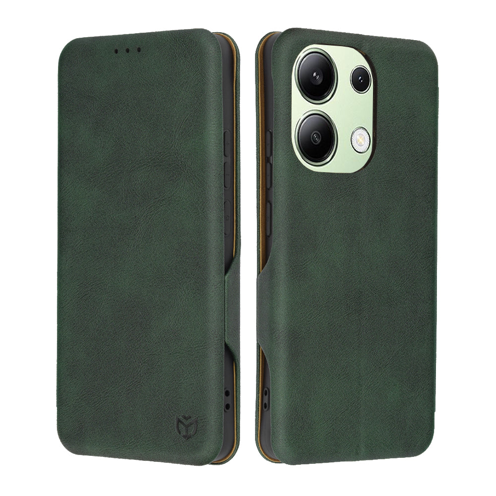 Tok Xiaomi Redmi Note 13 4G-hez, Techsuit, Safe Wallet Plus, Zöld