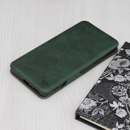 Tok Xiaomi Redmi Note 13 4G-hez, Techsuit, Safe Wallet Plus, Zöld