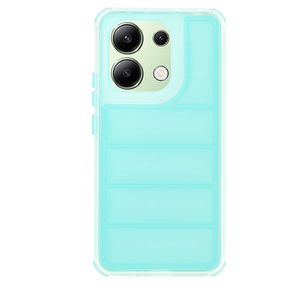 Tok Xiaomi Redmi Note 13 4G-hez, Techsuit, Wave Shield, Türkiz