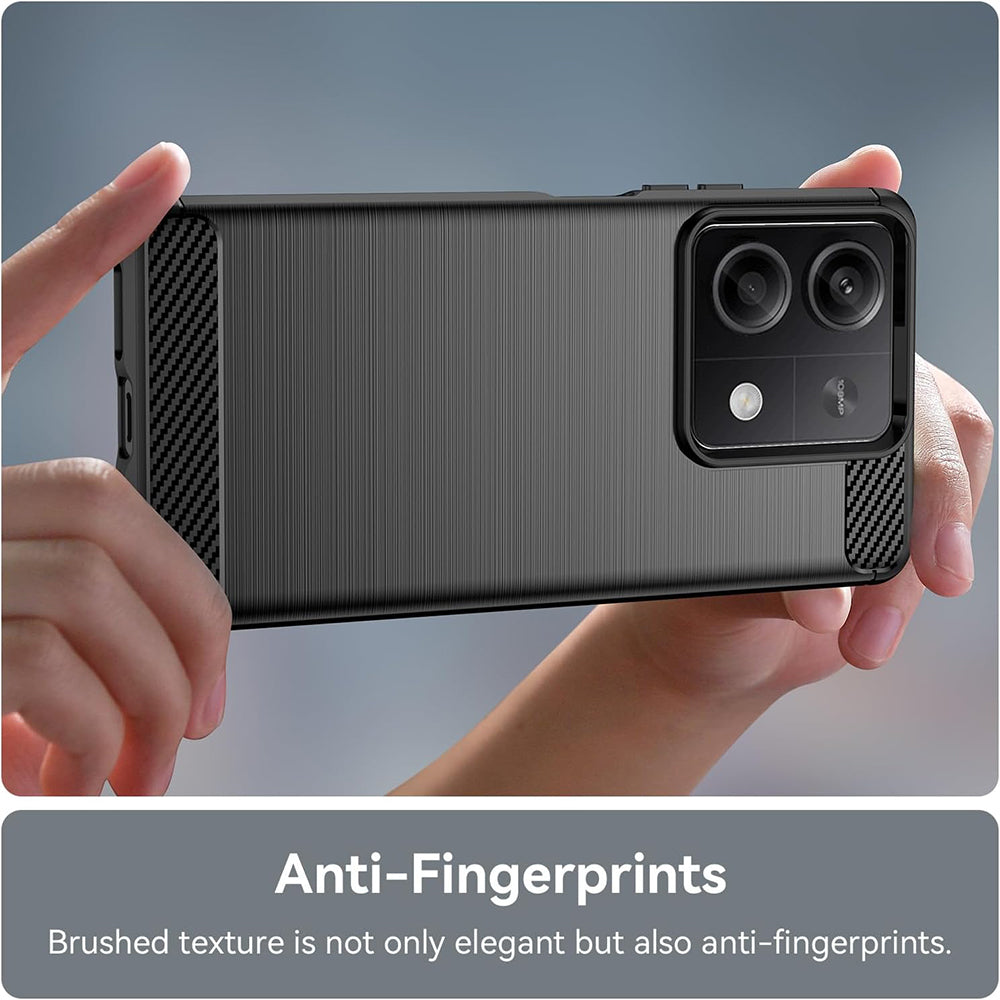 Tok Xiaomi Redmi Note 13 5G-hez, Techsuit, karbon, fekete