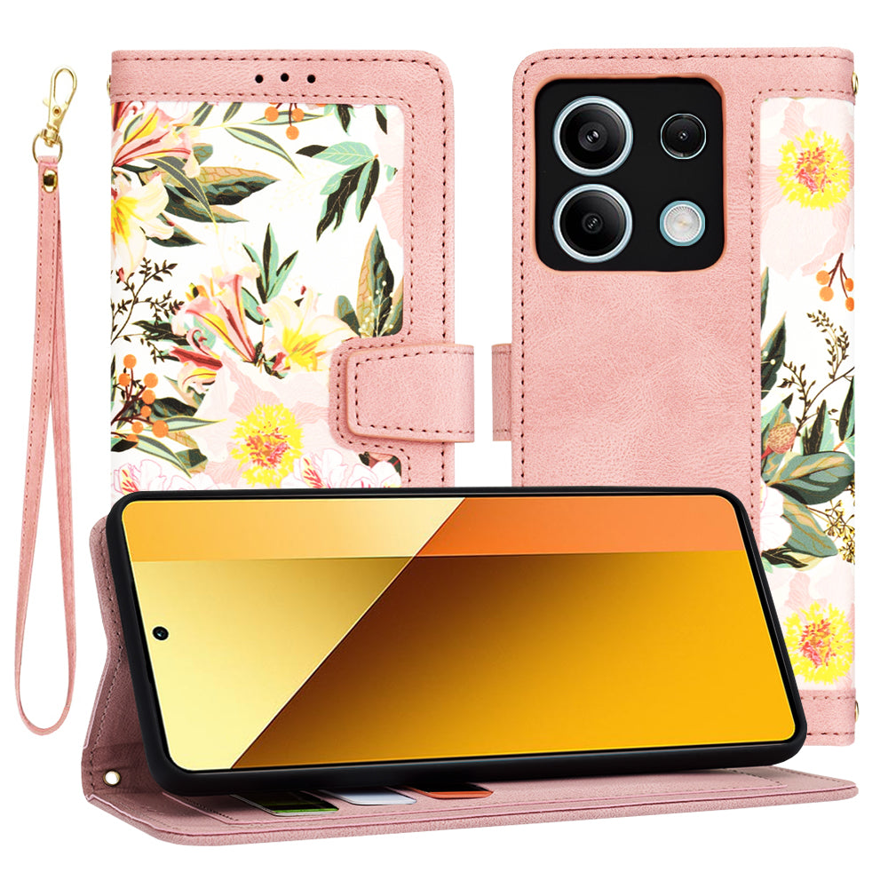 Tok Xiaomi Redmi Note 13 5G-hez, Techsuit, FlipCraft, Rózsaszín