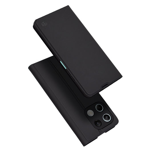 Tok Xiaomi Redmi Note 13 5G-hez, Techsuit, Magskin Book, Fekete