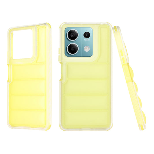 Tok Xiaomi Redmi Note 13 5G-hez, Techsuit, Wave Shield, Sárga
