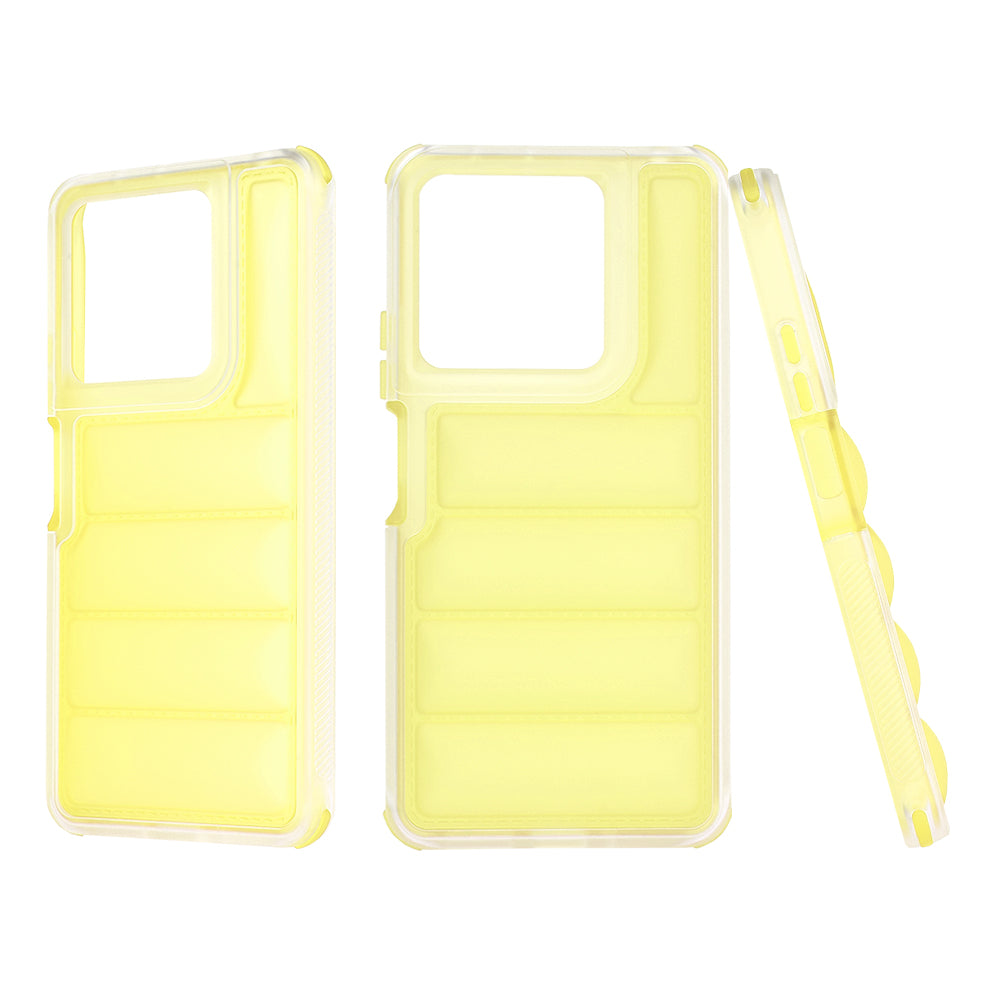 Tok Xiaomi Redmi Note 13 5G-hez, Techsuit, Wave Shield, Sárga
