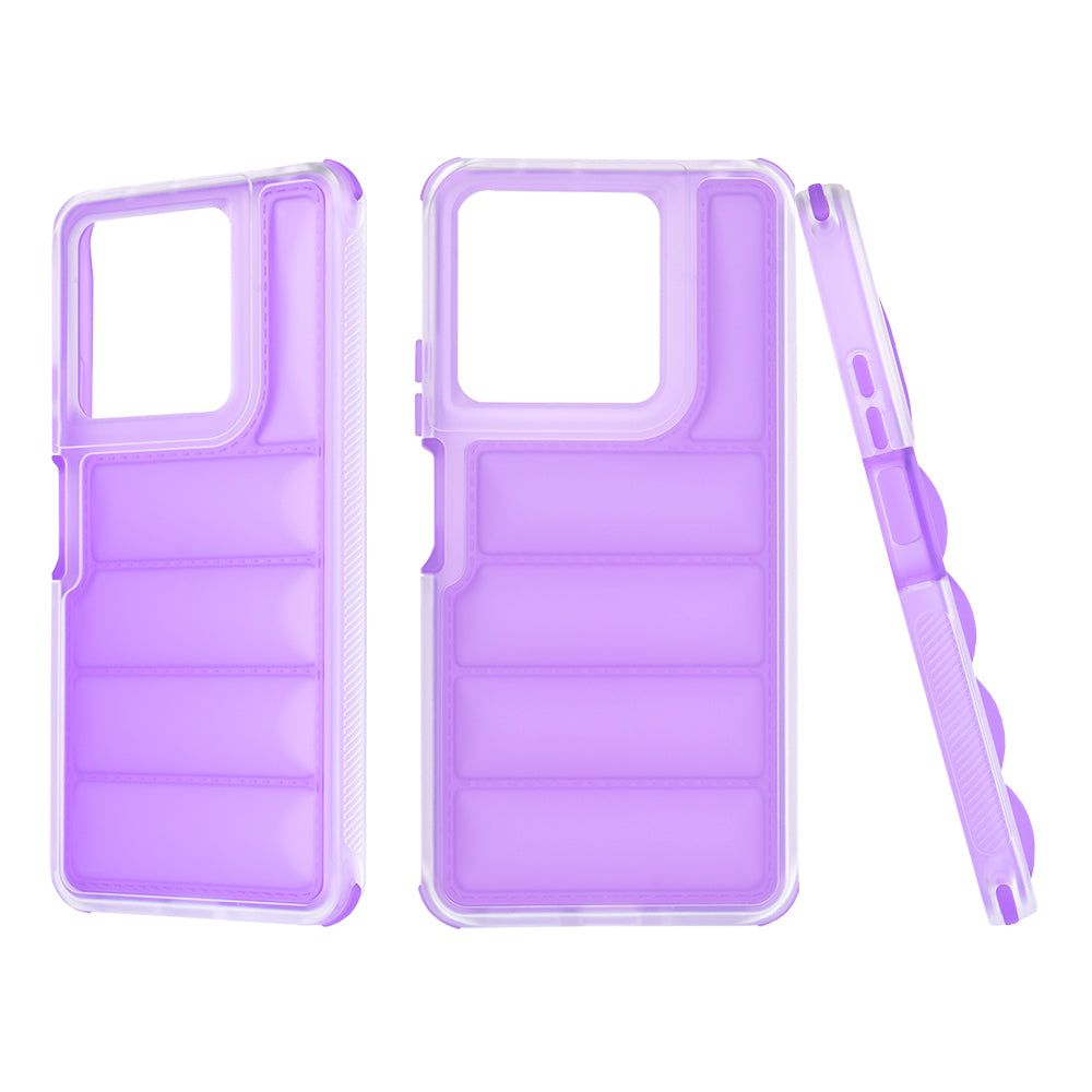 Tok Xiaomi Redmi Note 13 5G-hez, Techsuit, Wave Shield, Lila